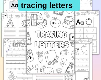 ABC Letter Tracing Worksheets: Handwriting Practice, Pre-K Printable (PDF Download A4/A3/US Letter)