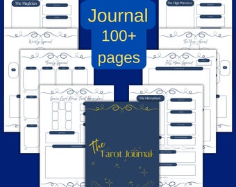 Printable Tarot Journal: Daily Readings, Card Meanings (Digital Download)