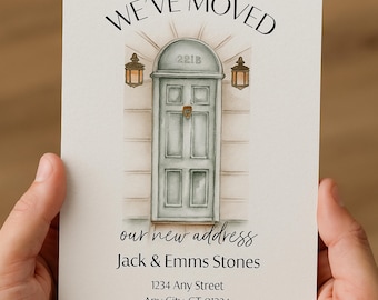 Editable We've Moved Invitation: New Address Announcement (Digital Template)