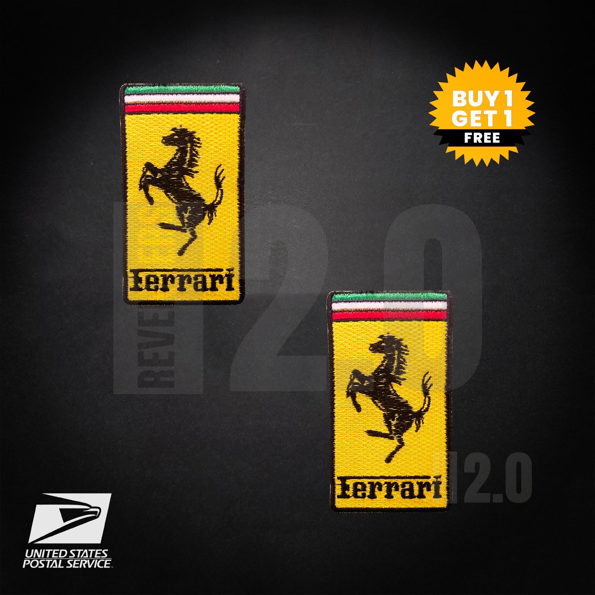 FERRARI 刺繍ロゴ入りデザインジャンパー　　　新品未使用品　Mサイズ　黒 2025年最新】FERRARI カラー：ブラック系 ジャンパー・ブルゾン