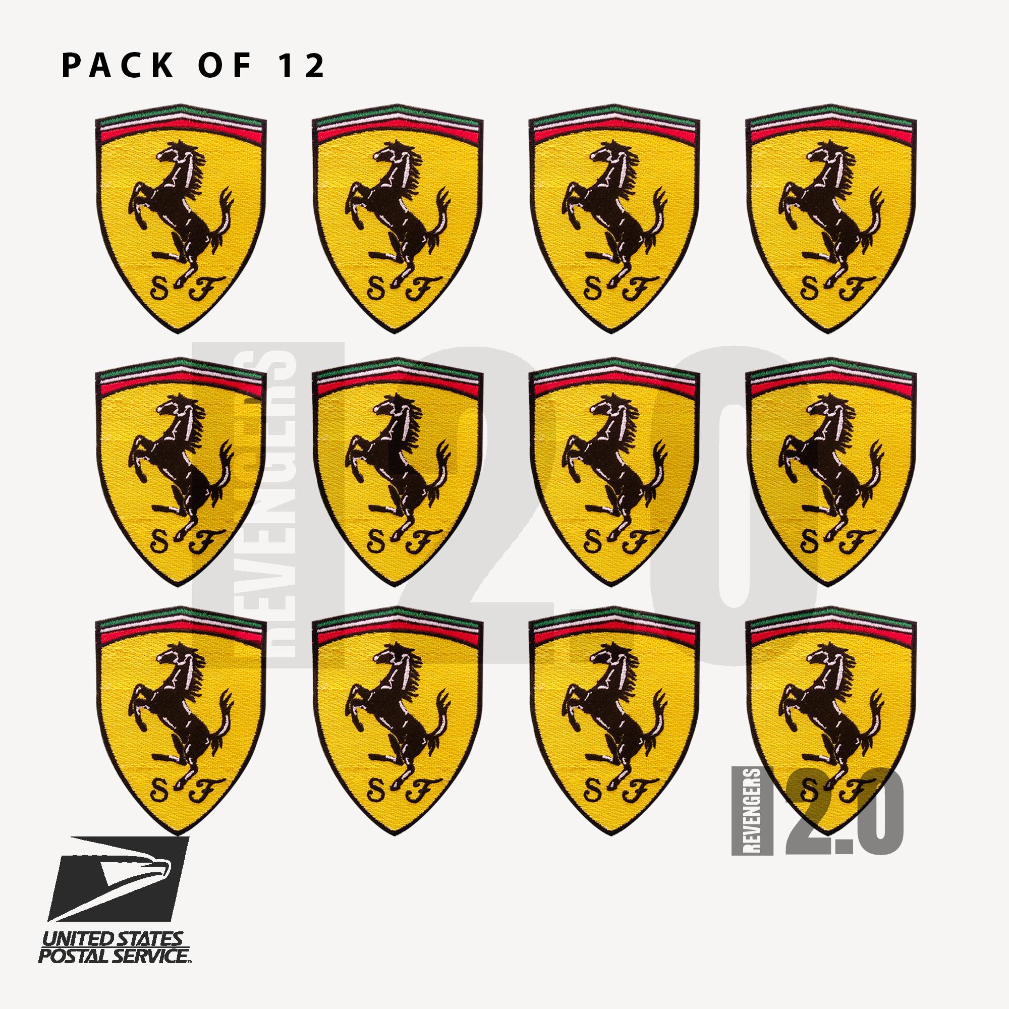 Badge Collectible North Carolina Police Patches Ferrari Motorsports Iron-On Patch - Sew Or Iron On Racing Car Emblem Badge Ferrari Racing Patch - Foto 8