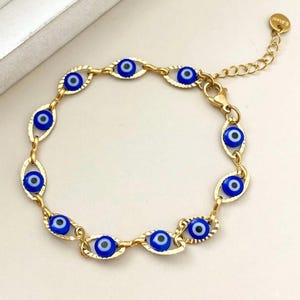 bracelet œil  porte bonheur