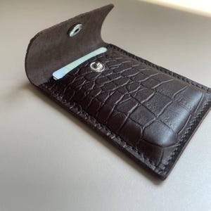 Minimalist Wallet Mens Wallet Braun Leather Wallet Women Wallet Mens Leather Wallet Slim Wallet Thin Wallet Gifts for Wedding Groomsmen