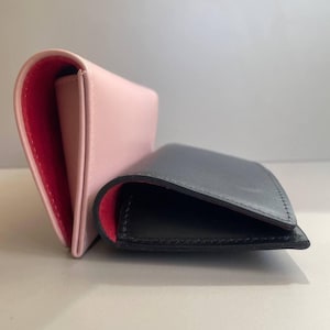 Black Leather Sunglasses Case Gift Eyeglasses Case  Personalized Glasses Case Reading Glasses Case  Magnetic Glasses Case  Magnetic Button