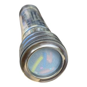 Antique Brass Kaleidoscope | Vintage Optical Toy | Collectible Handmade Steampunk Scope | Unique Gift for Kids & Adult