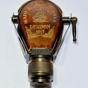 Antique Brass Spyglass – Vintage Nautical Telescope | Monocular Scope for Collectors & Decor