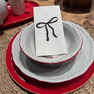 Bow napkins,party napkins