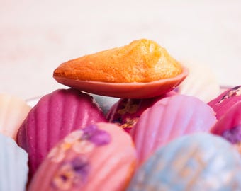 6 Vegan Gluten-Free Madeleines – Soft & Buttery, Refined Sugar Free, Crunchy Chocolate, Tea Party Gift, sweet gift, natural, – Cream Dream
