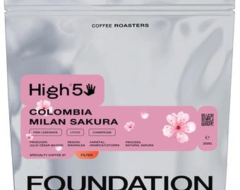 Specialty Coffee Beans 250g | Foundation Coffee | Milan Sakura or Milky Peak | Ukrainian Roaster