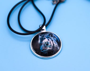 Fractal Tiger Pendant