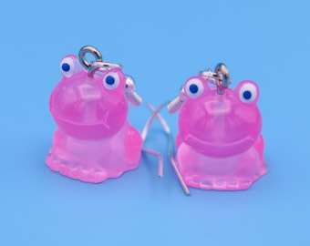Glow in the Dark, Pink Frogs