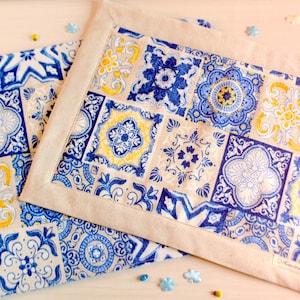 Customizable placemats with name, handmade.