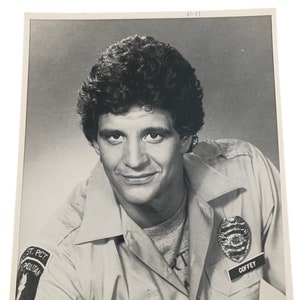 Ed Marinaro black and white photograph 1981