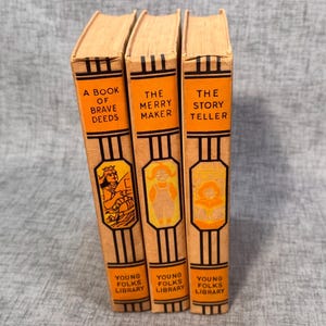 Libro con copertina rigida d&#39;epoca della Young Folks Library: raccolta di racconti del 1953