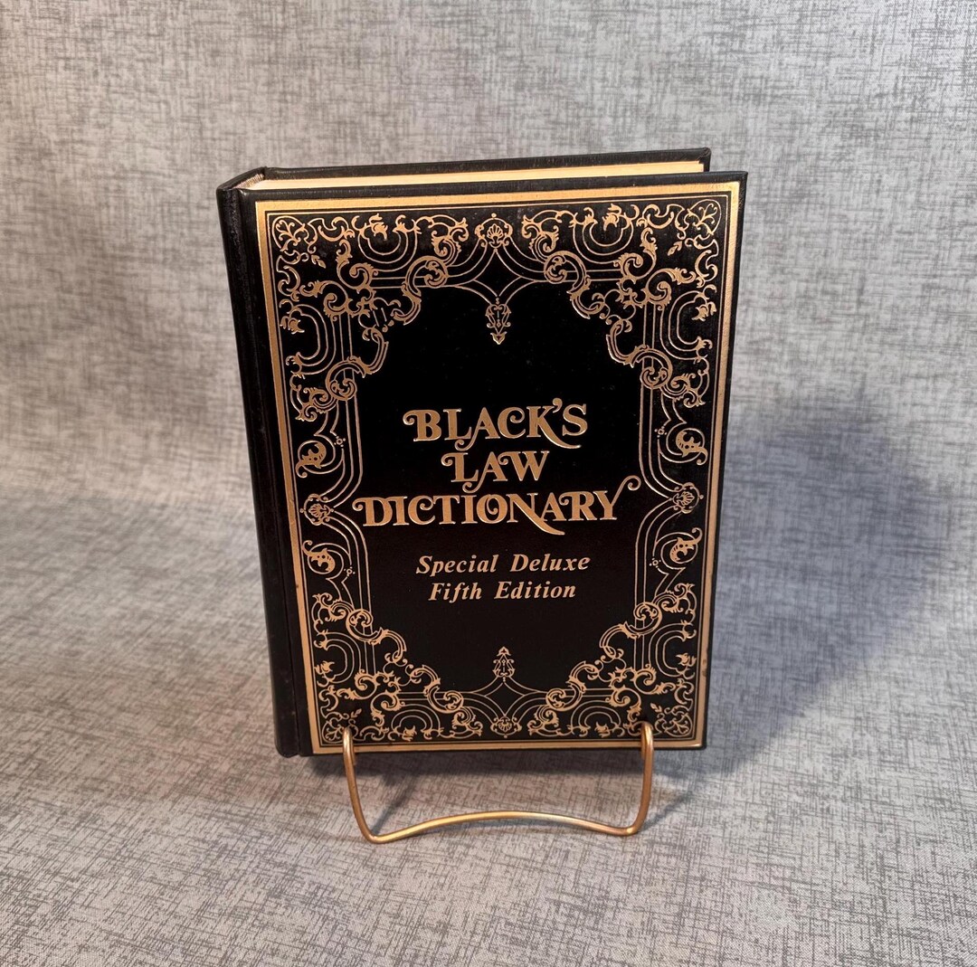 Black's Law Dictionary Special Deluxe Fifth Edition 1979 Etsy