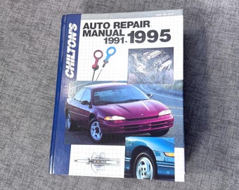 Chilton&#39;s Auto Repair Manual 1991-1995 large hardcover book