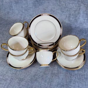 Lenox Hancock cups saucers dessert plates / price is per piece