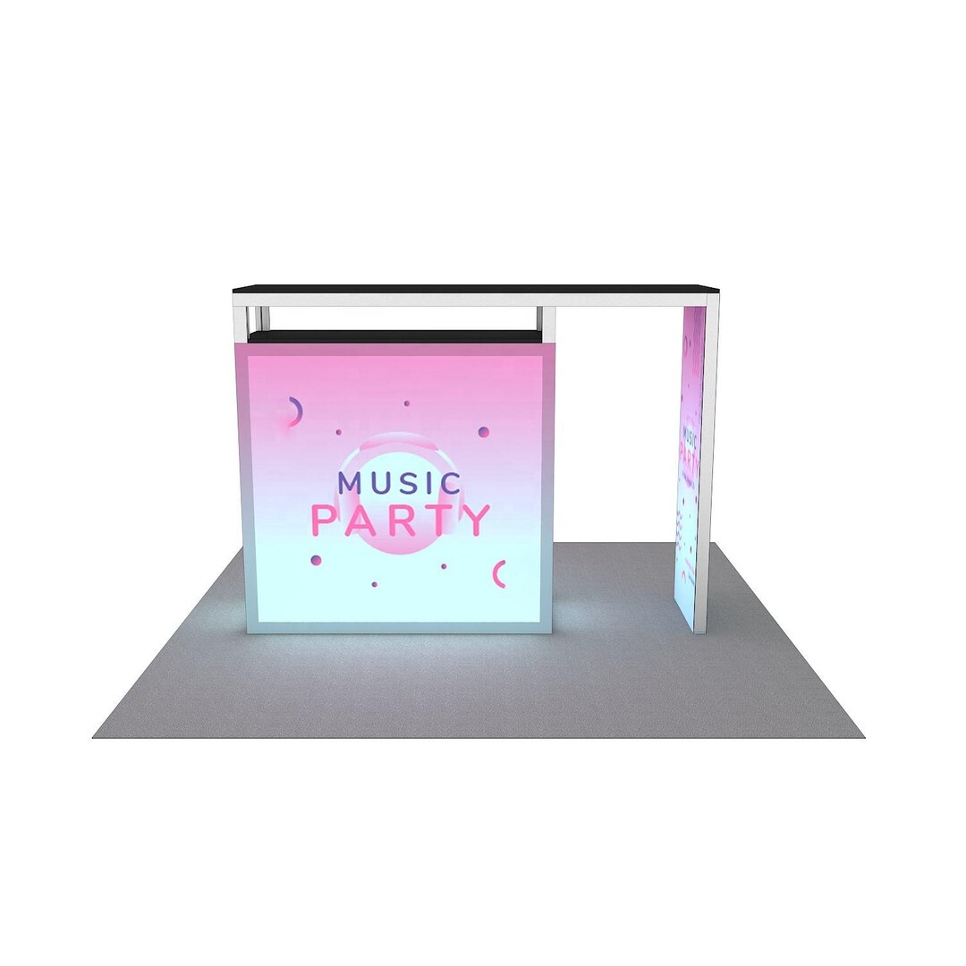 Customized Printing Portable LED Backlight Frameless Aluminum SEG ...