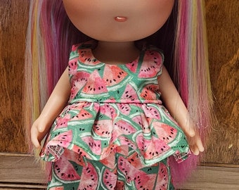 Watermelon Short Outfit for Nines d'onil "Mini" 10" Mia