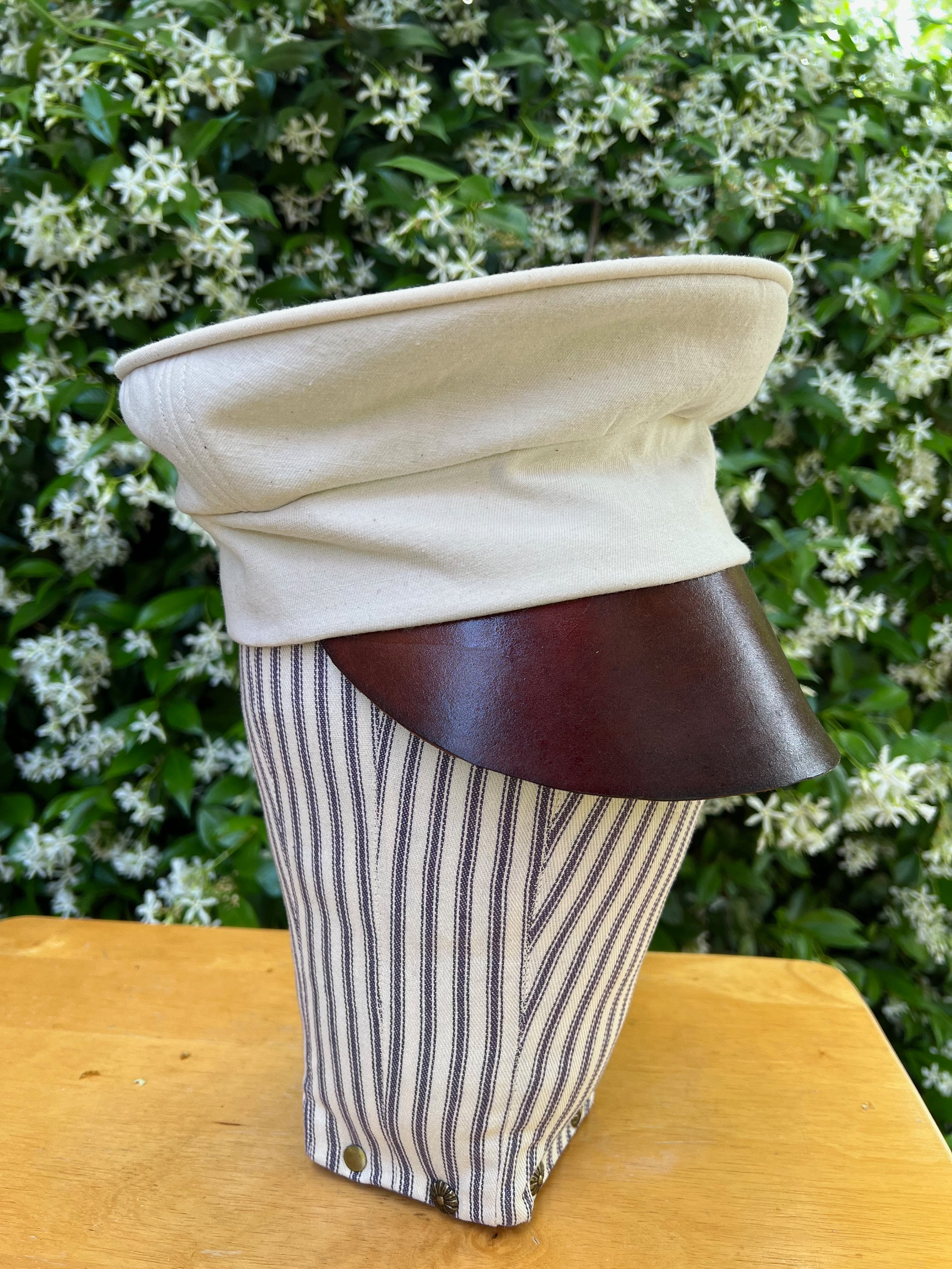 Man's off White Wheel Hat, Mechanic's Hat, 19th Century, Size 7 1/4 Etsy