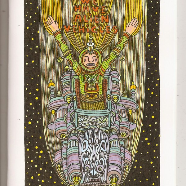 Relax, We Have Alien Vehicles (art zine)