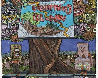 Lightning Island! A Family Folk Art and Creative Interaction Comix Zine