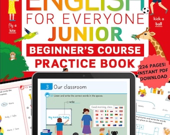 English for Everyone Junior Practice Book English for Learning Material Reading Activity for ESL Students Free Online Audio (Digital PDF)