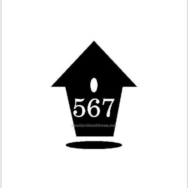 Birdhouse Wall Decal Etsy