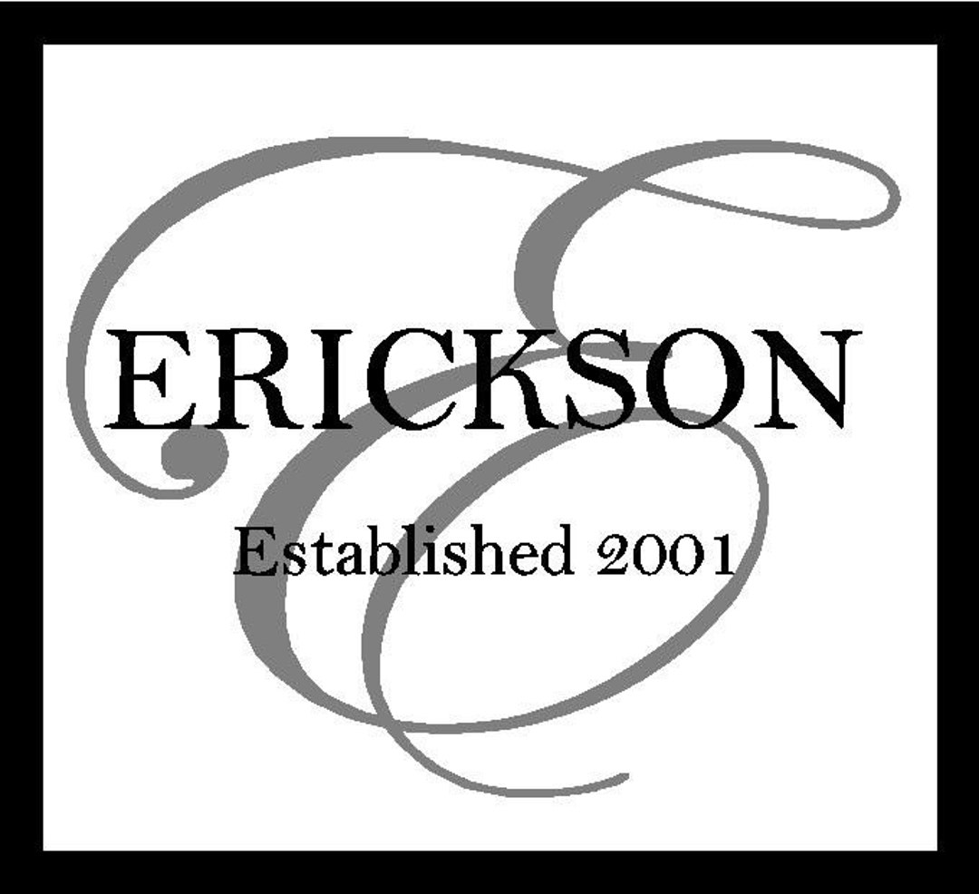 Last Name Wall Art Graphics Lettering Vinyl Decal Stickers Etsy