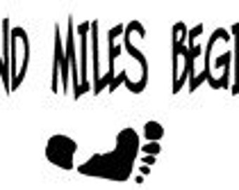 A Journey of a Thousand Miles Saying, Vinyl Wall Art, Graphics, Lettering, Decals, Stickers