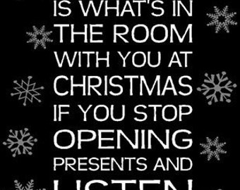 Love at Christmas Saying - Wall Decal, Wall Decor, Home Decor, Words