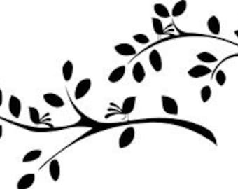 Branches with Birds Vinyl, Wall Art, Graphics, Lettering, Decals, Stickers