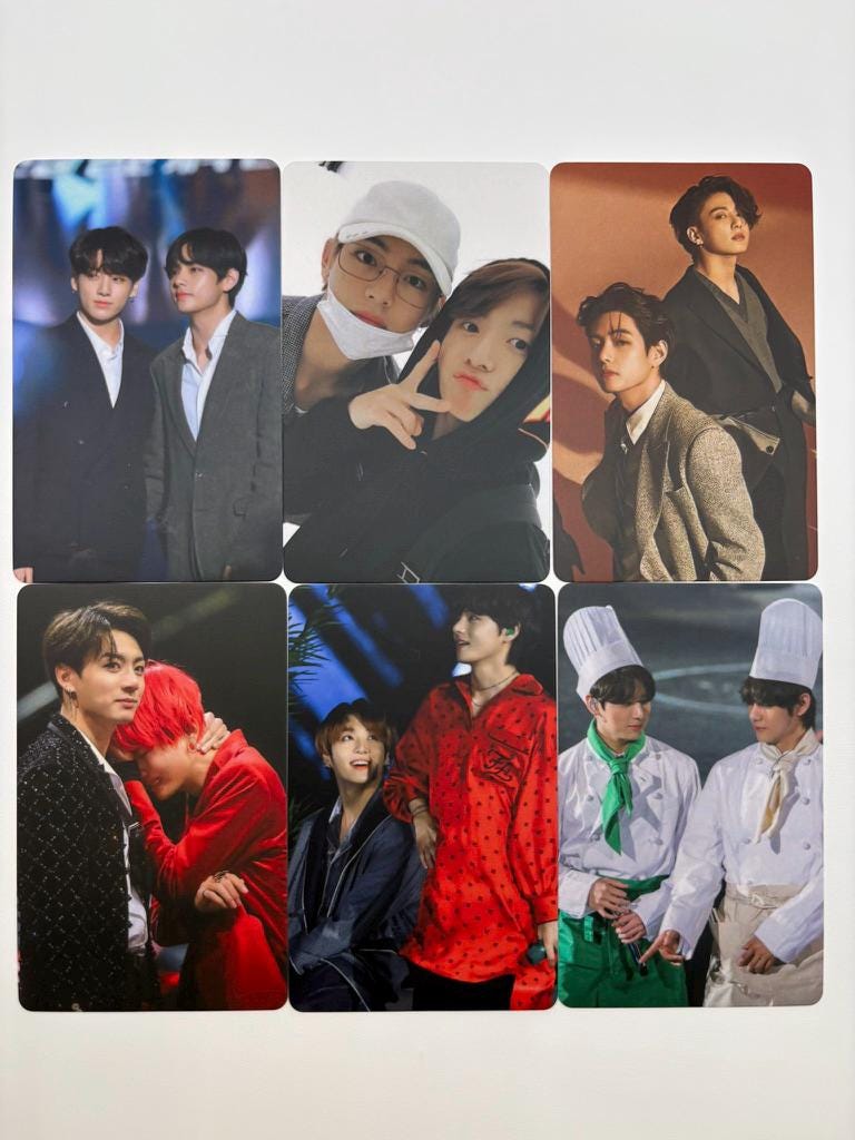 Bts Photocards Taekook - Etsy