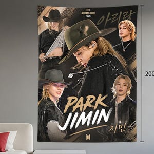 Bts Jimin Flag - Etsy
