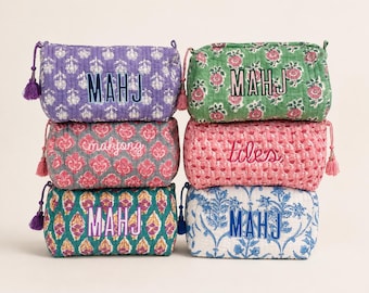 Mahjong Floral Tile Bags