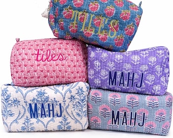Mahjong Floral Tile Bags
