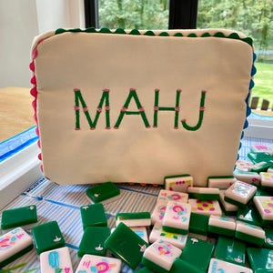 Rick Rack Mahjong tile bag