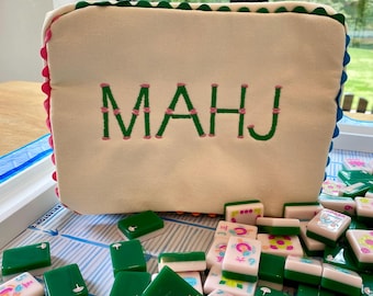 Rick Rack Mahjong tile bag