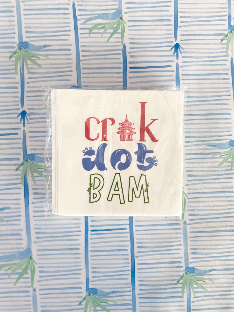 PeachyMahjongMerch Mahjong Napkins - Thumbnail 3