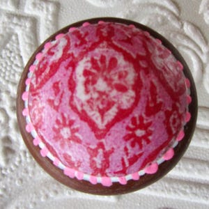 Pink Floral Knobs