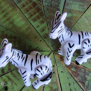 Set of 2 Zebra Knobs