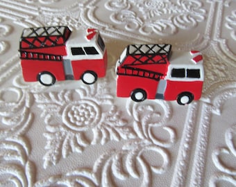 2 Fire Truck Knobs
