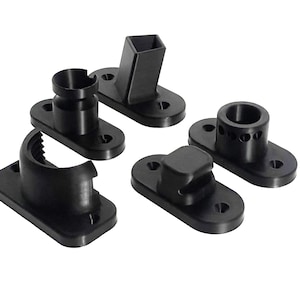 Wheel wall mount for Fanatec, Moza, Simagic, Thrustmaster, XeroPlay QR (quick-release) adapters - by MT Simtech