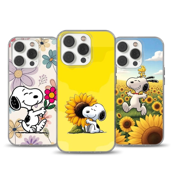 Snoopy Cartoon Dog Phone Case, Gel TPU Cover