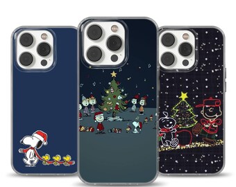 Snoopy Phone Case Christmas cover for iPhone 16e, 17 Pro Max, 17 Air, Samsung S25 Edge, A16, Pixel 10, 9A