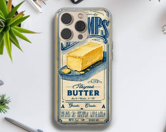 Salted Butter Phone Case, Funny iPhone & Samsung Cover