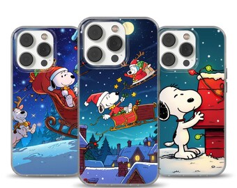 Snoopy Christmas Phone Case, Gel TPU Cover