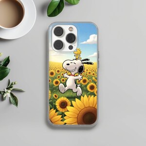 Funda para teléfono con diseño de perro Snoopy, cubierta de gel TPU imagen 7