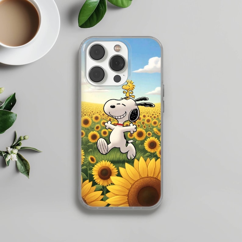 Funda para teléfono con diseño de perro Snoopy, cubierta de gel TPU imagen 7