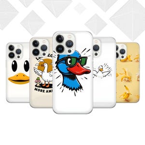 Duck phone case  Funny meme  Cover for iPhone Pro Max  16, 15, 14, 13, 12, 11, Google Pixel 9 Pro, 8, 7A, Samsung S25 edge, S24 FE, A71, A